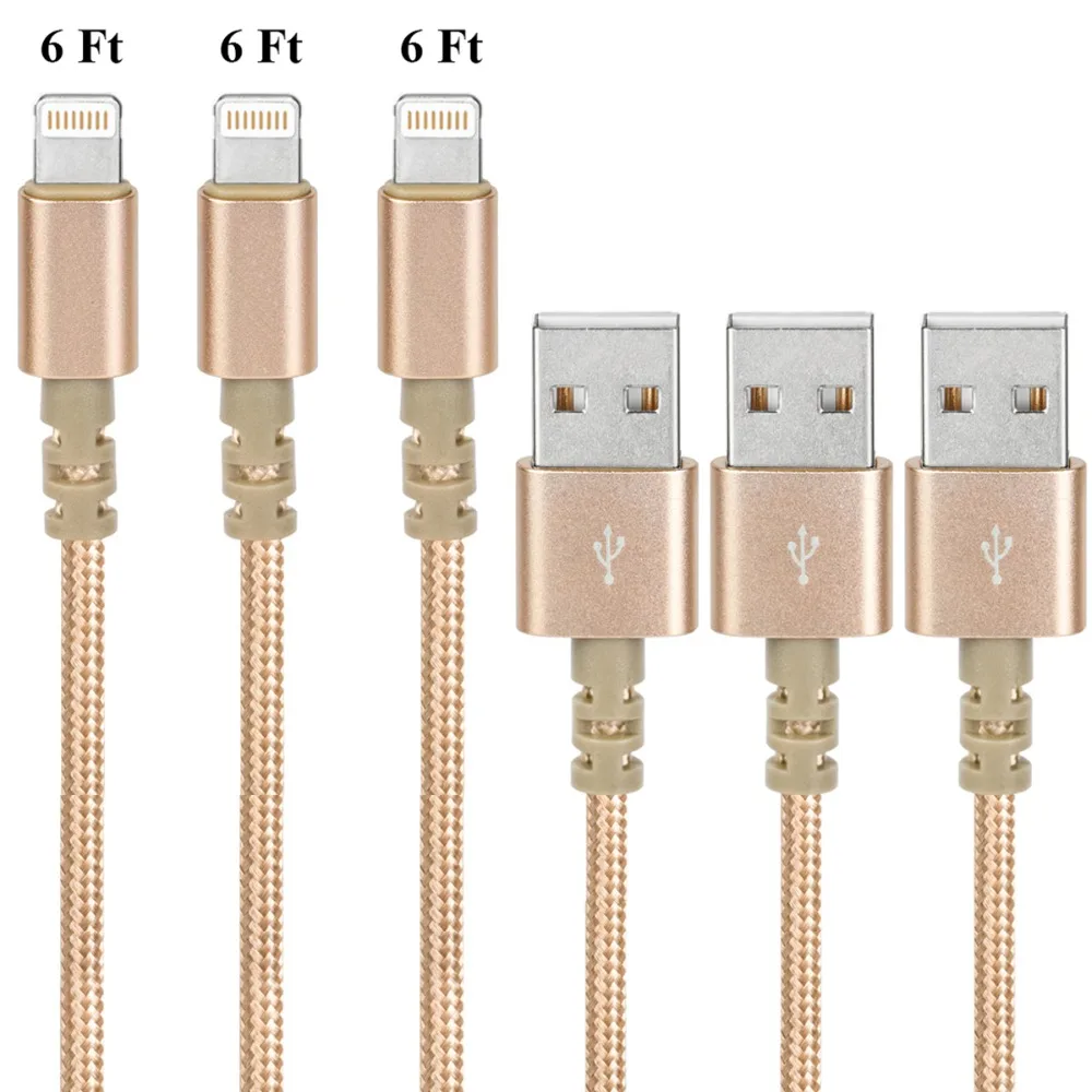 ESuky 2.4A кабель для быстрой зарядки для iPhone Xs max Xr X 8 7 6 Plus 6s 5s Plus iPad мини-usb-кабели зарядное устройство для мобильного телефона