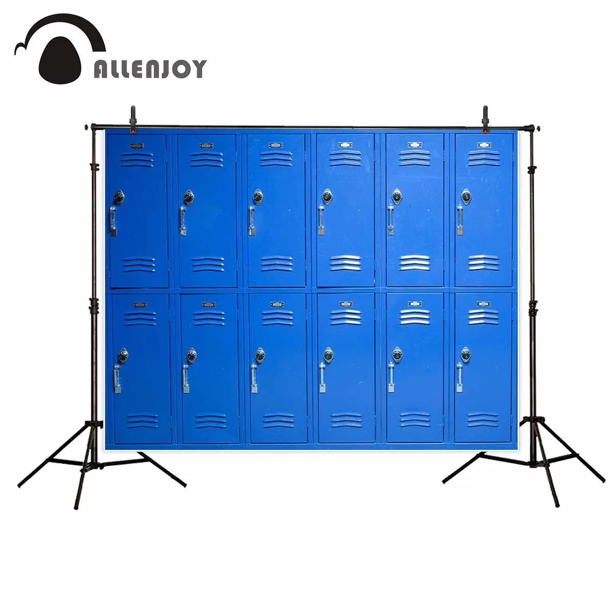 Фон для фотосъемки Allenjoy с синими шкафчиками школьный фон фотосессия Детская