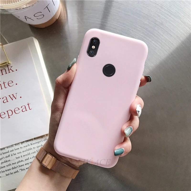 Силиконовый чехол для xiaomi mi play mi x 3 mi 8 lite pro mi 8 explorer edition max 3 pro карамельный цвет мягкая задняя крышка fundas