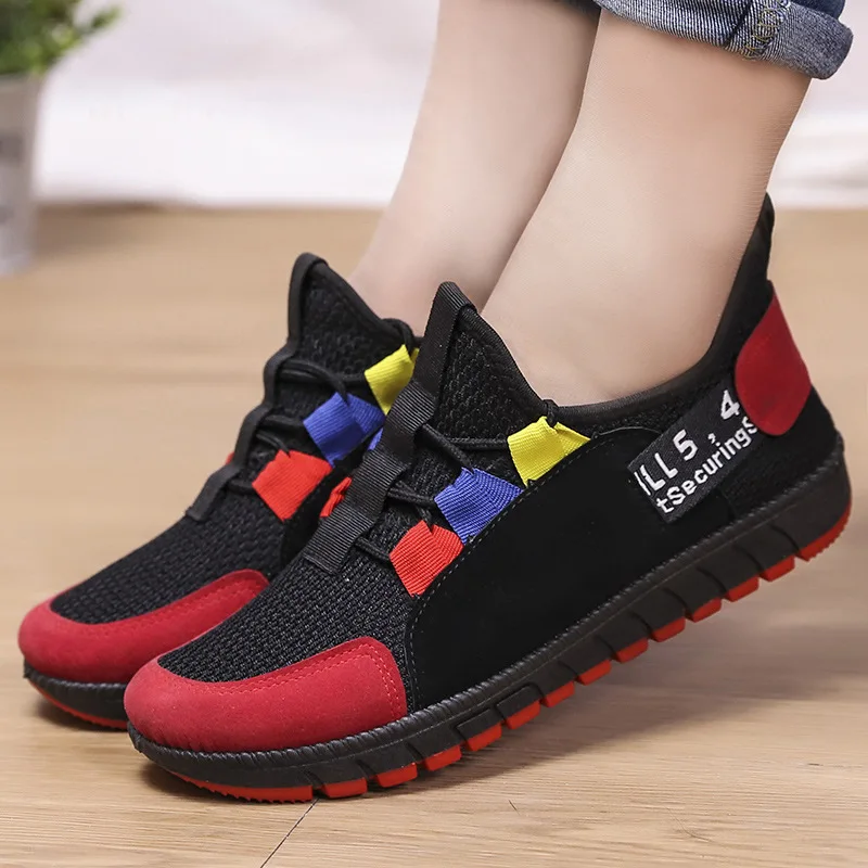 OLOMM/Новинка 2019 суперлегкие гибкие женские теннисные туфли Zapatos Mujer дышащие