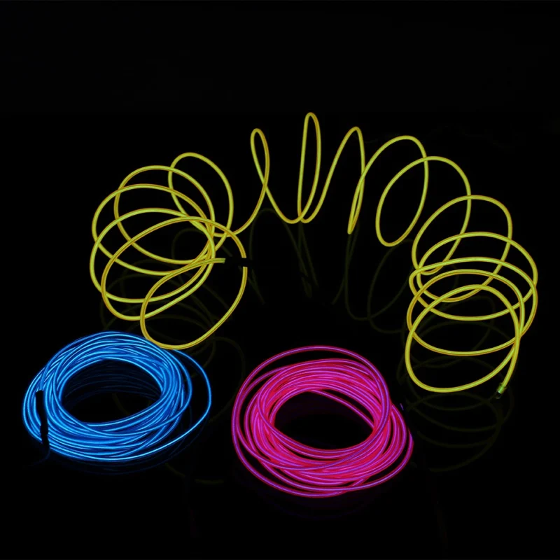3M 9.84FT портативный неоновый свет EL Wire светящийся провод для костюмов DIY вечеринки