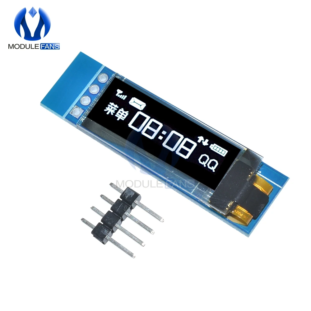 5 шт. SSD1306 синий/белый OLED ЖК-дисплей 0,91 дюймов 128x32 IIC igc серийный DIY драйвер модуля IC 0,9" 12832 для Arduino PIC