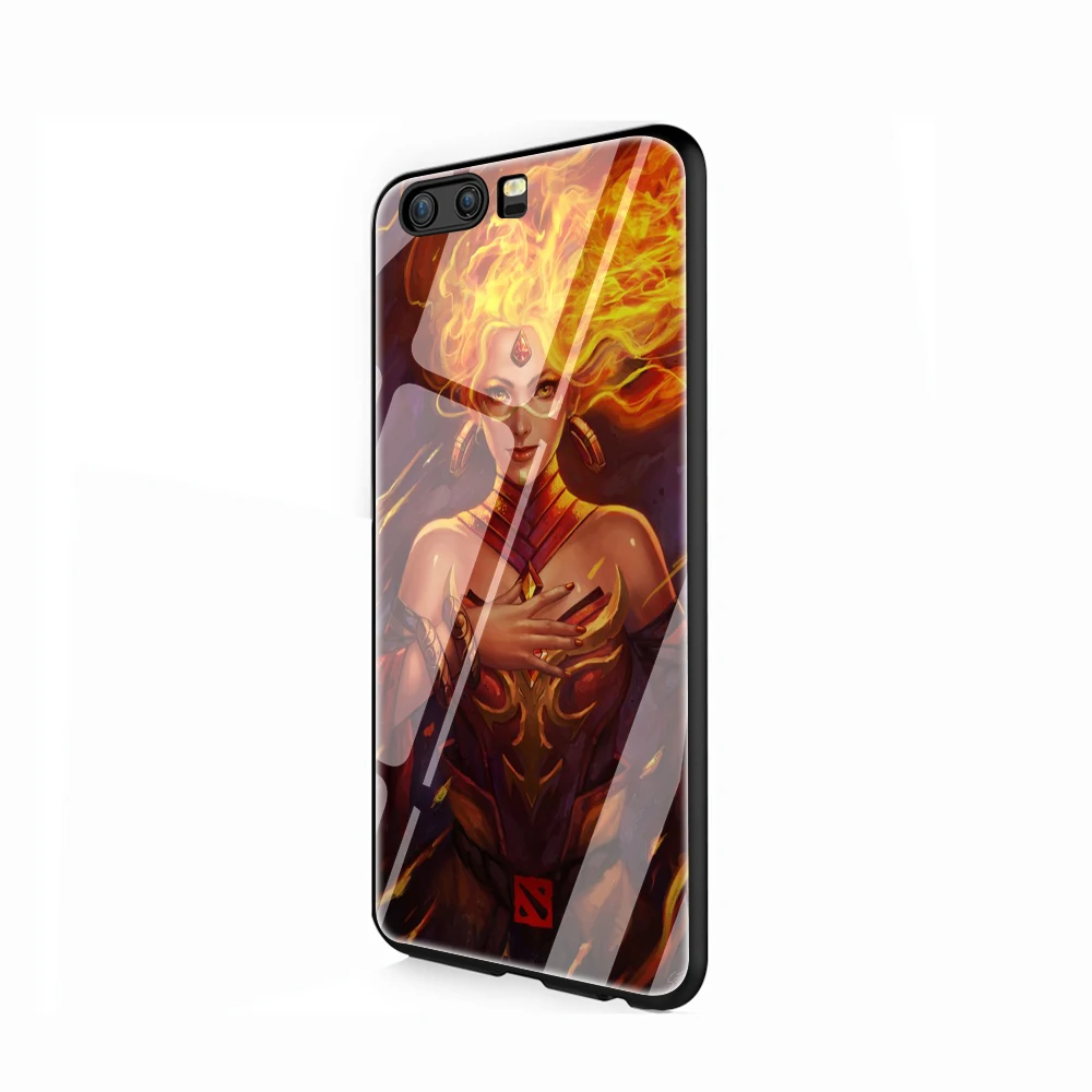 G7 Чехол Dota 2 Heros из закаленного стекла TPU для huawei P10 P20 P30 mate 20 Honor 9 10 Lite Pro 7A 8X P Smart - Цвет: G7