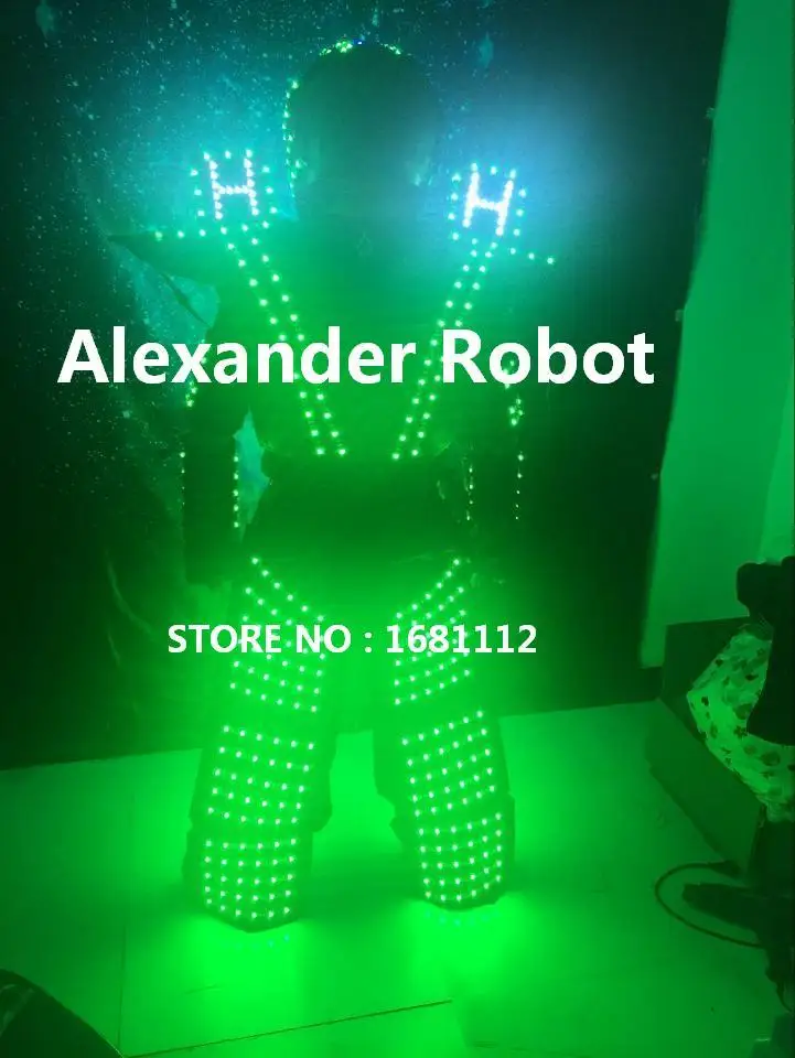 LED Costume /LED Clothing/Light suits/ LED Robot suits/ Kryoman robot/ ALexander  robot