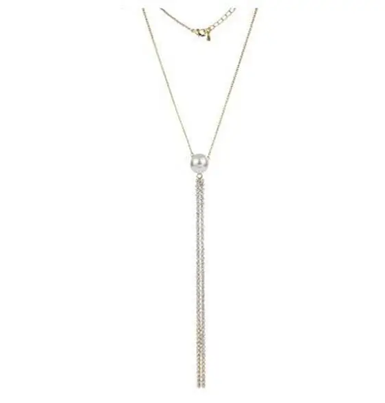 Tenande высокое качество длинное эффектное закрывающее ключицы цепь шар кристалл