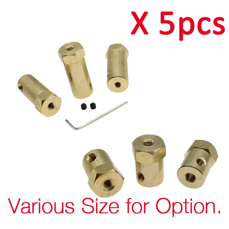 Шестигранная медная фотовспышка для автомобильного колеса Робота 5 шт.|Детали и