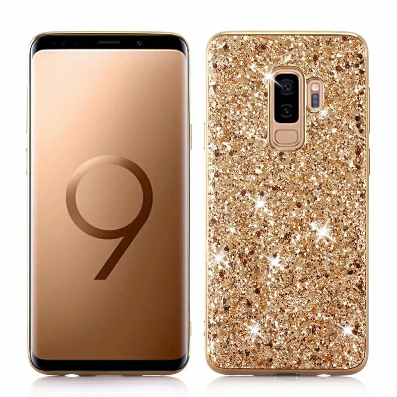 Чехол S9 для Samsung Galaxy Plus блестящий чехол Note 9 s9 задний |