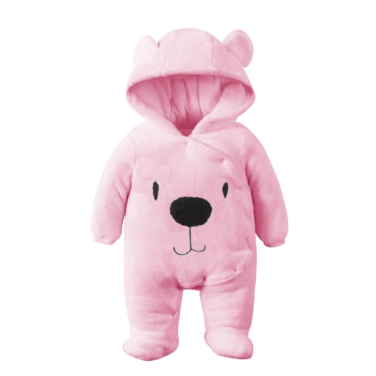 Женская одежда для малышей Зима утолщение от 0 до 1 года 3 6 месяцев Новорожденные