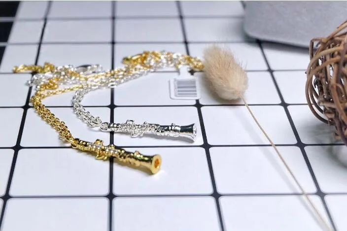 Цепочка с кулоном кларнет подарок на день рождения и Рождество 1 модный |