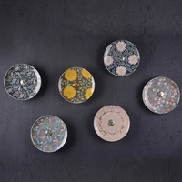 ceramic season hanging plate decoration home decoration wall surface stereo wall hangings muons