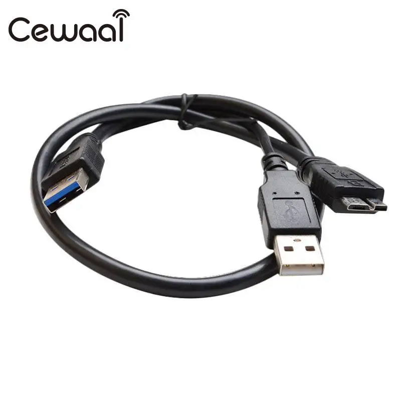 CEWAAL мобильный жесткий диск линия передачи данных 62 см USB3.0 двойной USB Мобильный HDD