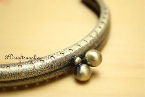metal frame sewing bag purse clasp 10.5 cm anti bronze B70 | Багаж и сумки
