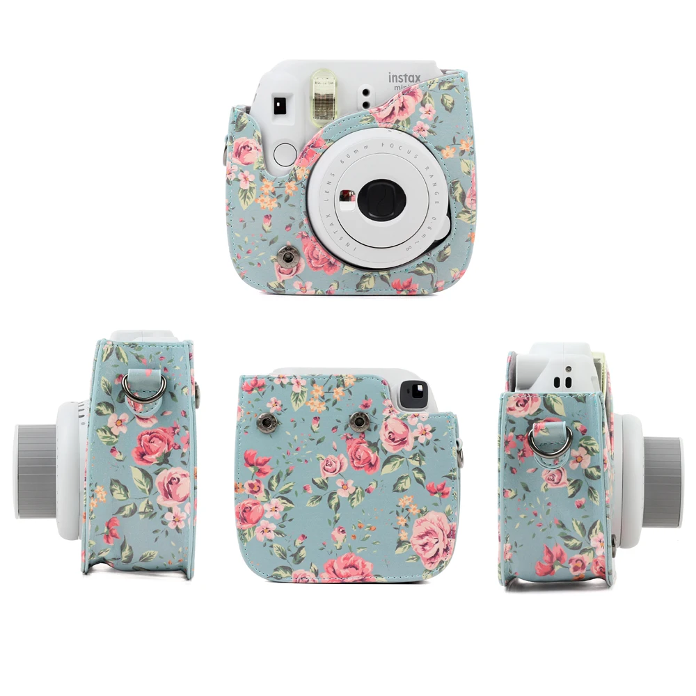 Чехол для Камеры Fujifilm Instax Mini чехол из искусственной кожи с плечевым ремнем 9 8 +