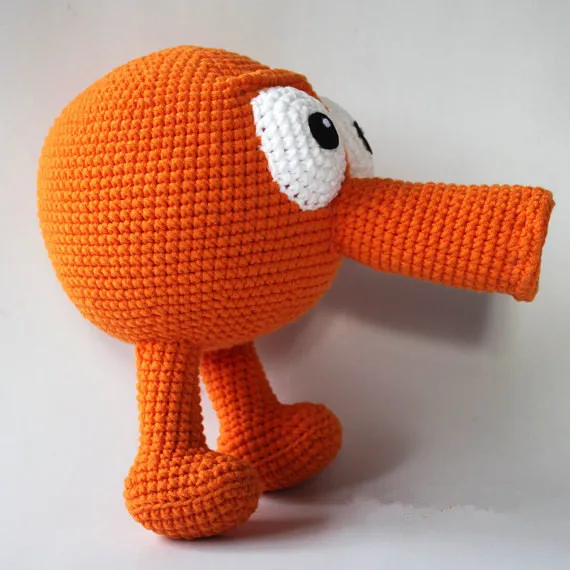 Ручная работа крючком Qbert, Qbert плюшевая игрушка