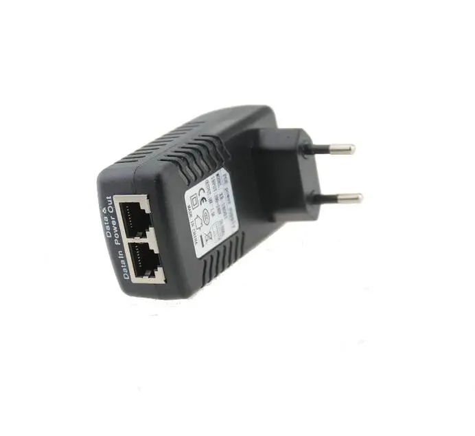 POE 48 В 0.5a poe инжектор ЕС США дюбеля Ethernet-адаптер для IP Камера Мощность Over Ethernet