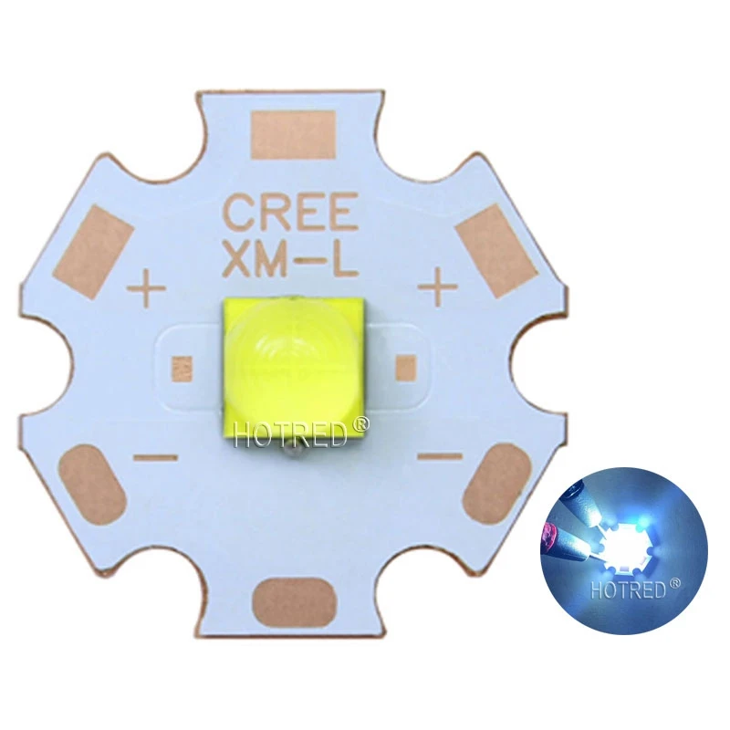 Комплект CREE XHP50.2 3 в 2-го поколения холодный белый 6500-7000 к светодиодный диодный шарик лампа 3 в версия 6А с 20 мм 16 мм DTP медь MCPCB