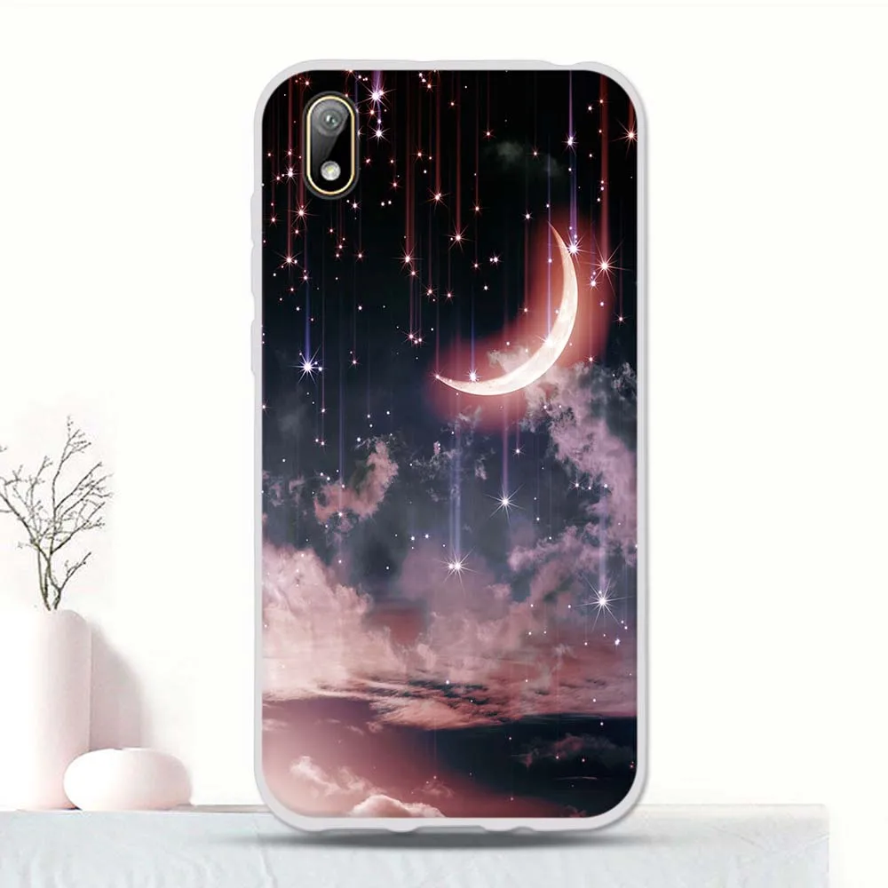 Чехол для телефона Huawei Y5 2019 силиконовый чехол Honor 8S с объемным рисунком из