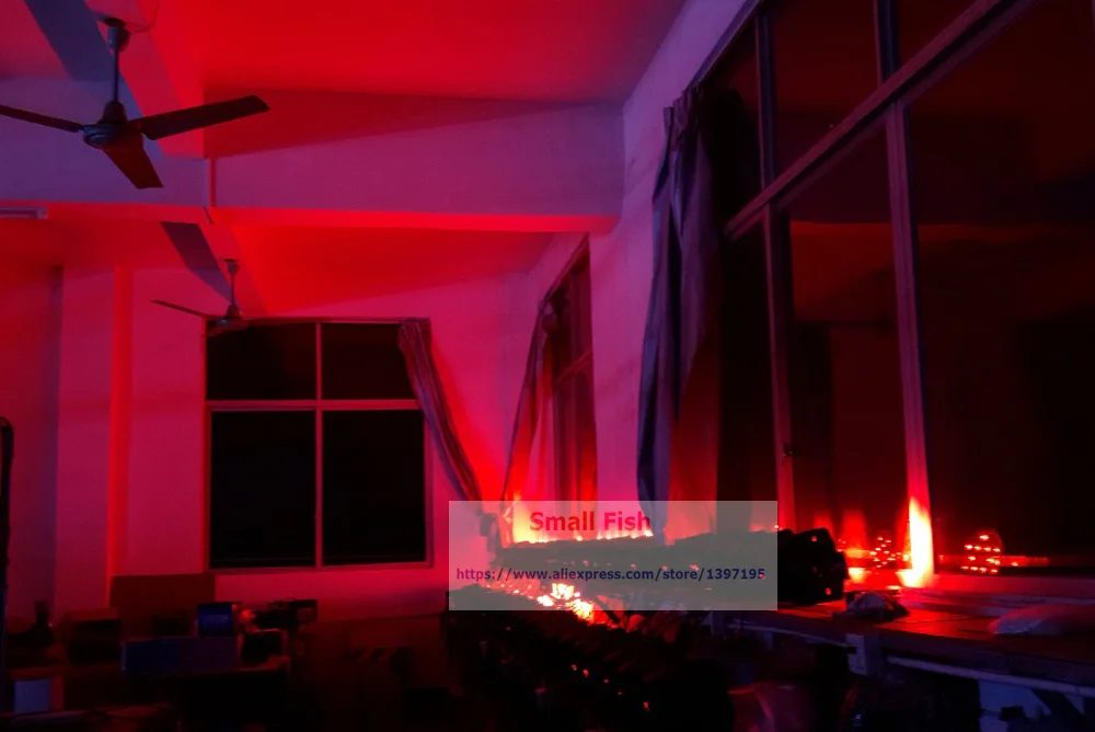 4 шт./лот 54X3W RGB полноцветная светодиодная сценическая лампа с высокой номинальной