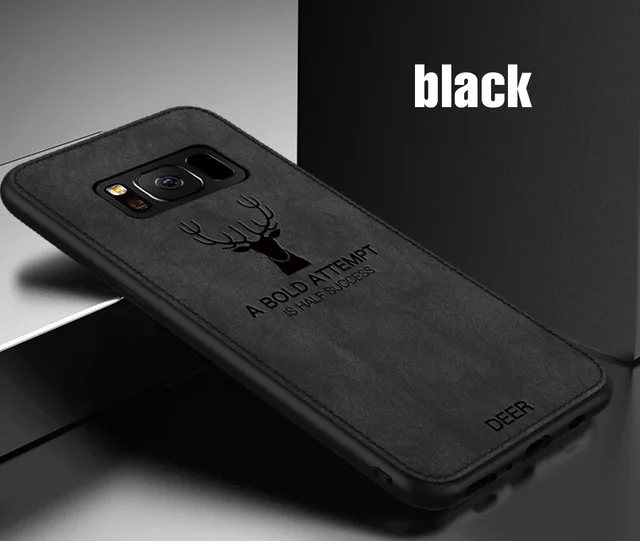 Black Ткань для уборки чехол для телефона для samsung Galaxy A50 A30 A70 M20 S10E S10 S8 S9 плюс A6 A8 плюс J4 J6 A9 A7 Note 9 8 чехол Coque - Цвет: Black