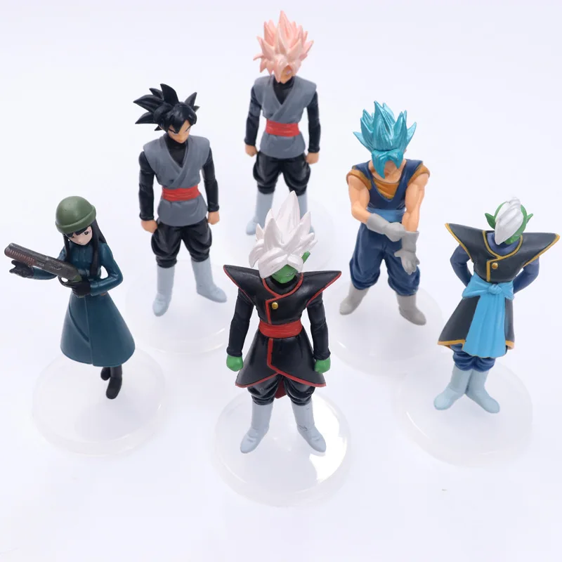 HKXZM Anime Dragon Ball Super Saiyan Zamasu Goku Black God of Creation Vegetto Mai PVC Figure Collectible Model Toys Gift | Игрушки и