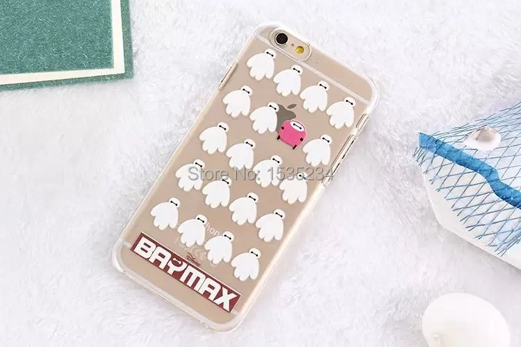 100pcs/lot Hot For iphone 5/5s Slim Transparent Ultrathin Cartoon Case Big Hero 6 Hiro Tadasha Hamada Baymax Soft TPU Cover |