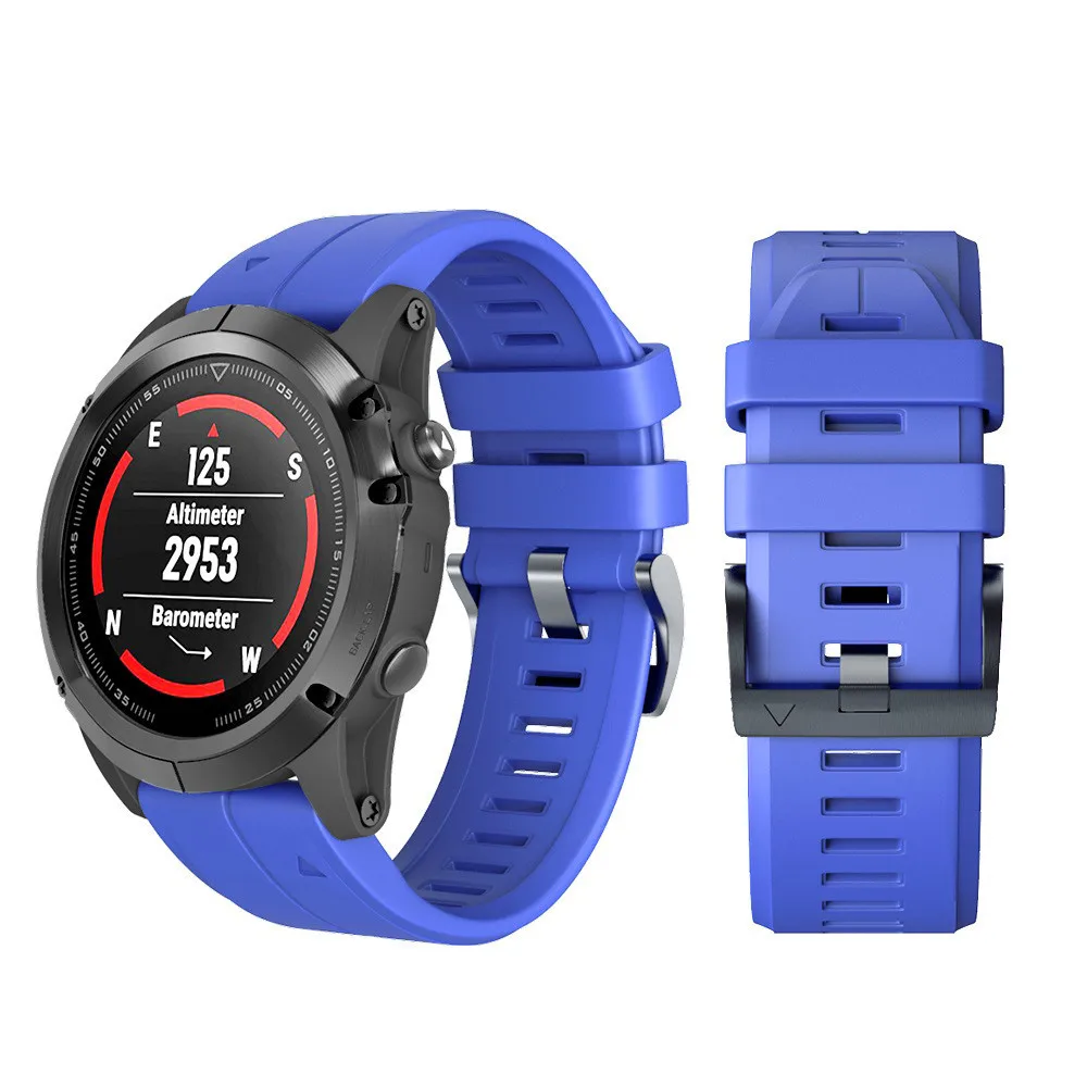 Силиконовый ремешок для Garmin Fenix 5X, ремешок для часов, силиконовый, быстросъемный, легко подходит, Wirstband, сменные полосы, Прямая поставка 0116#2