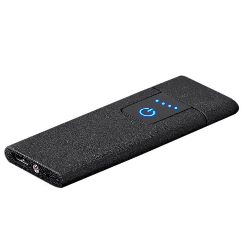as shown Электрический USB Перезаряжаемый беспламенный Тесла катушки сигареты двойной зажигалка - Цвет: as shown