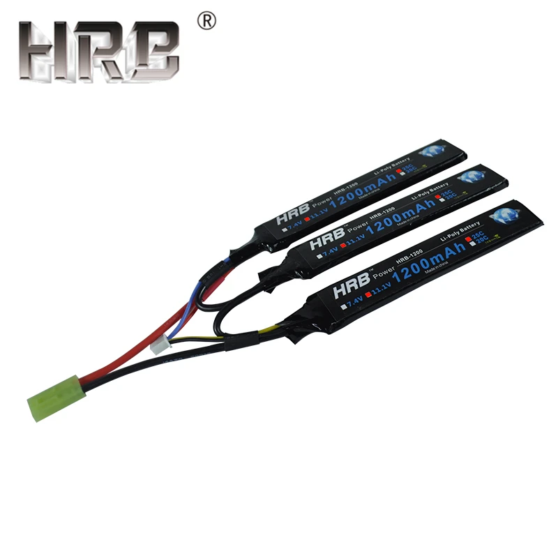 HRB RC Lipo Батарея 2S 3S 7,4 V 11,1 V 1200 мА/ч, 25C Tamiya по супер скидке разъем страйкбол пистолеты безопасная сумка огнеупорный мешок для RC автомобиль радиоуправляемого летательного аппарата fpv