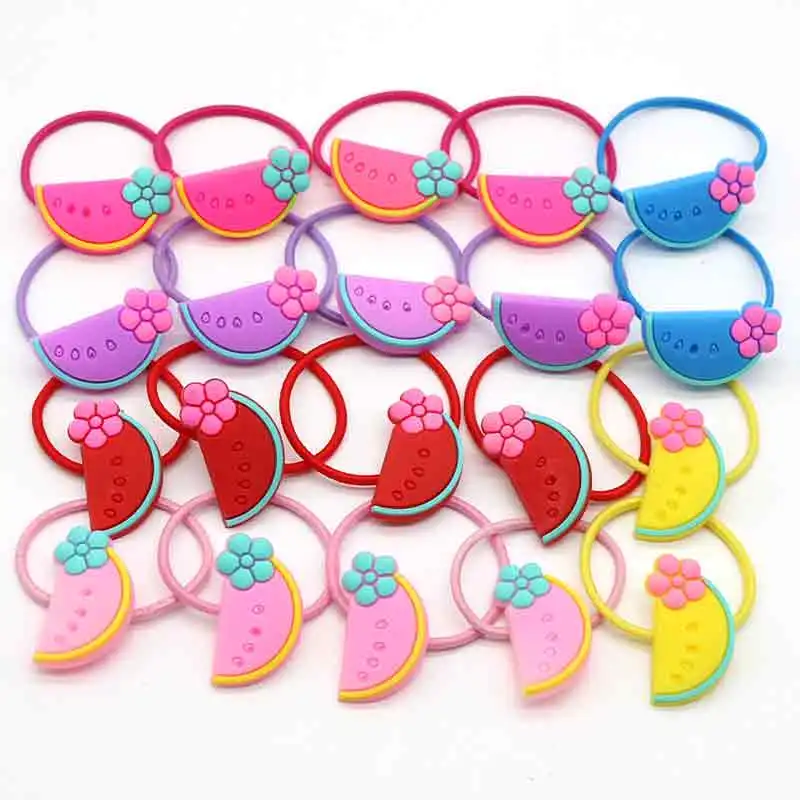 50 шт./компл. hello kitty заколки для волос аксессуары для девочек качество ПВХ детские шпильки для волос заколки - Цвет: Watermelon bands