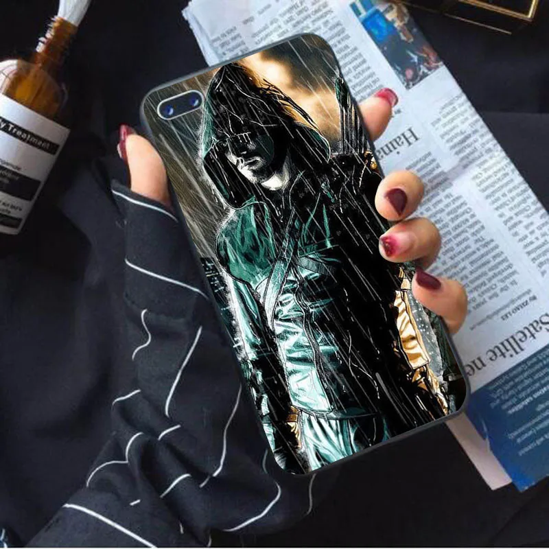 case 5 Чехол для телефона Зеленая Стрела, мягкий чехол для iphone 8 7 Plus X 6 6 S XS Max xr SE 10 5 5S, крутой дизайн, силиконовый чехол для мобильного телефона - Цвет: case 5