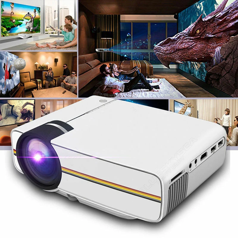 Домашний Мини проектор HD 1080P мультимедийный светодиодный видеопроектор XR649 |