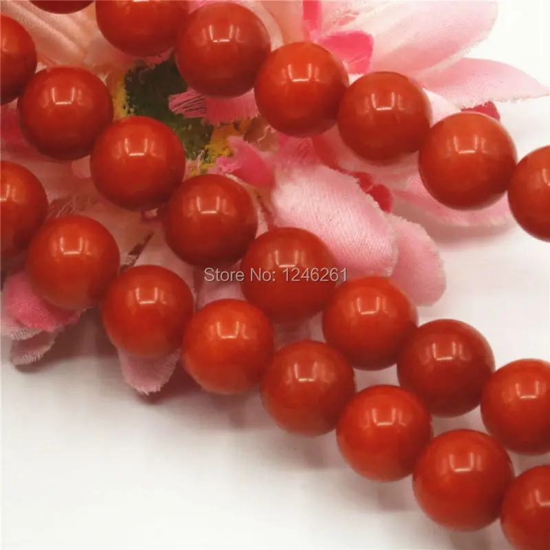 6mm 8mm 10mm 12mm Ornaments Red Sardony Loose DIY Round Beads Stone Hand Made Jewelry Making Design Girls Gifts Christmas Gems | Украшения