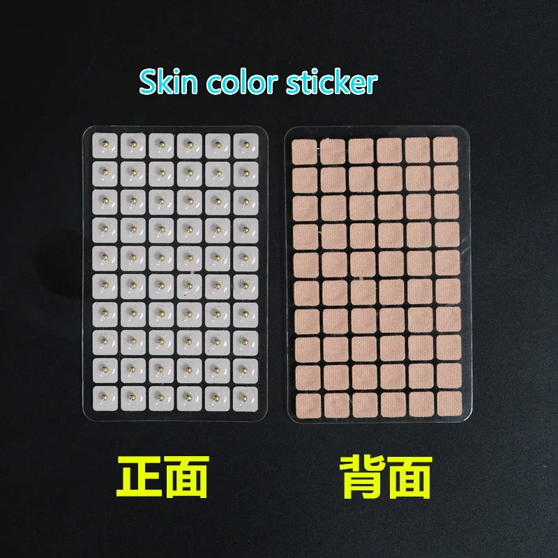 Magnetic Bead patch 600 шт. хороший эффект Магнитная терапия уха патч Набор для аурикулотерапии акупунктурная терапия семена тысячеголова уха семена патч - Цвет: Magnetic Bead patch