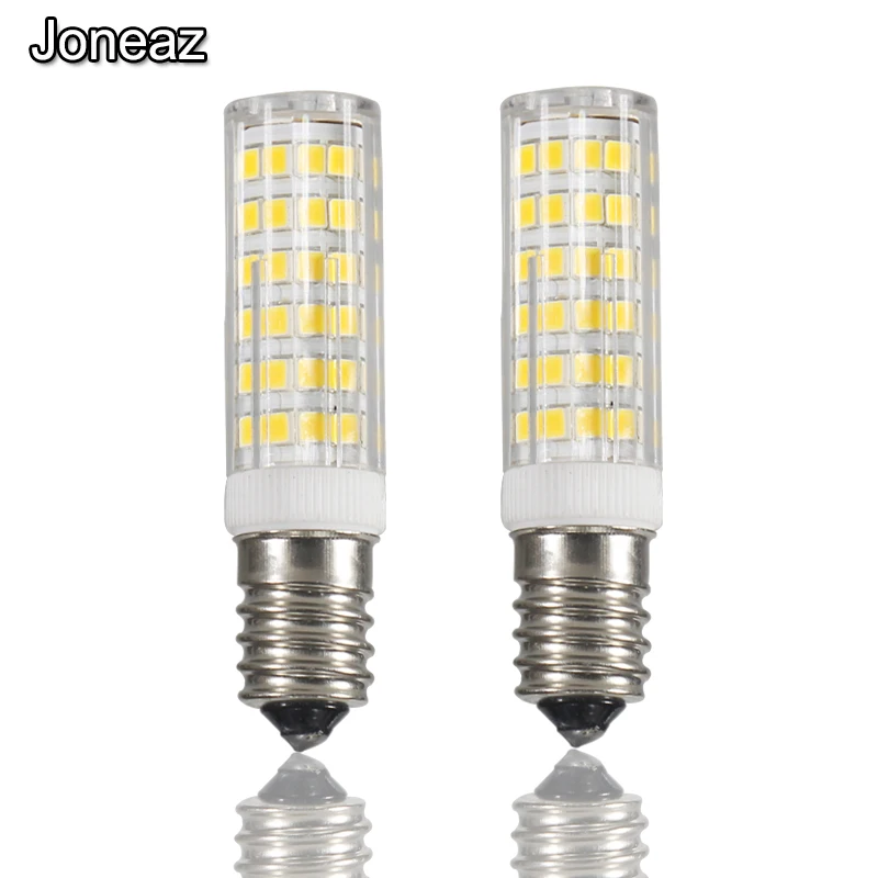 Joneaz 4x ampolleta E14 светодиодная лампа 7 Вт Свеча 110 В 220 светильник Кукуруза