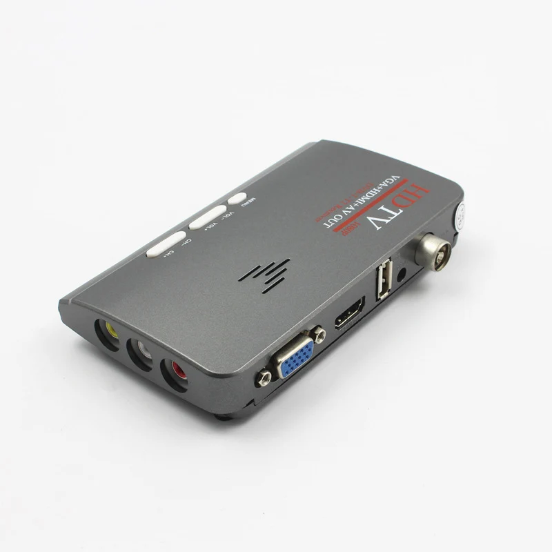 ТВ-приставка DVB-T T2-HDMI 1080P VGA AV CVBS цифровой наземный приемник конвертер с