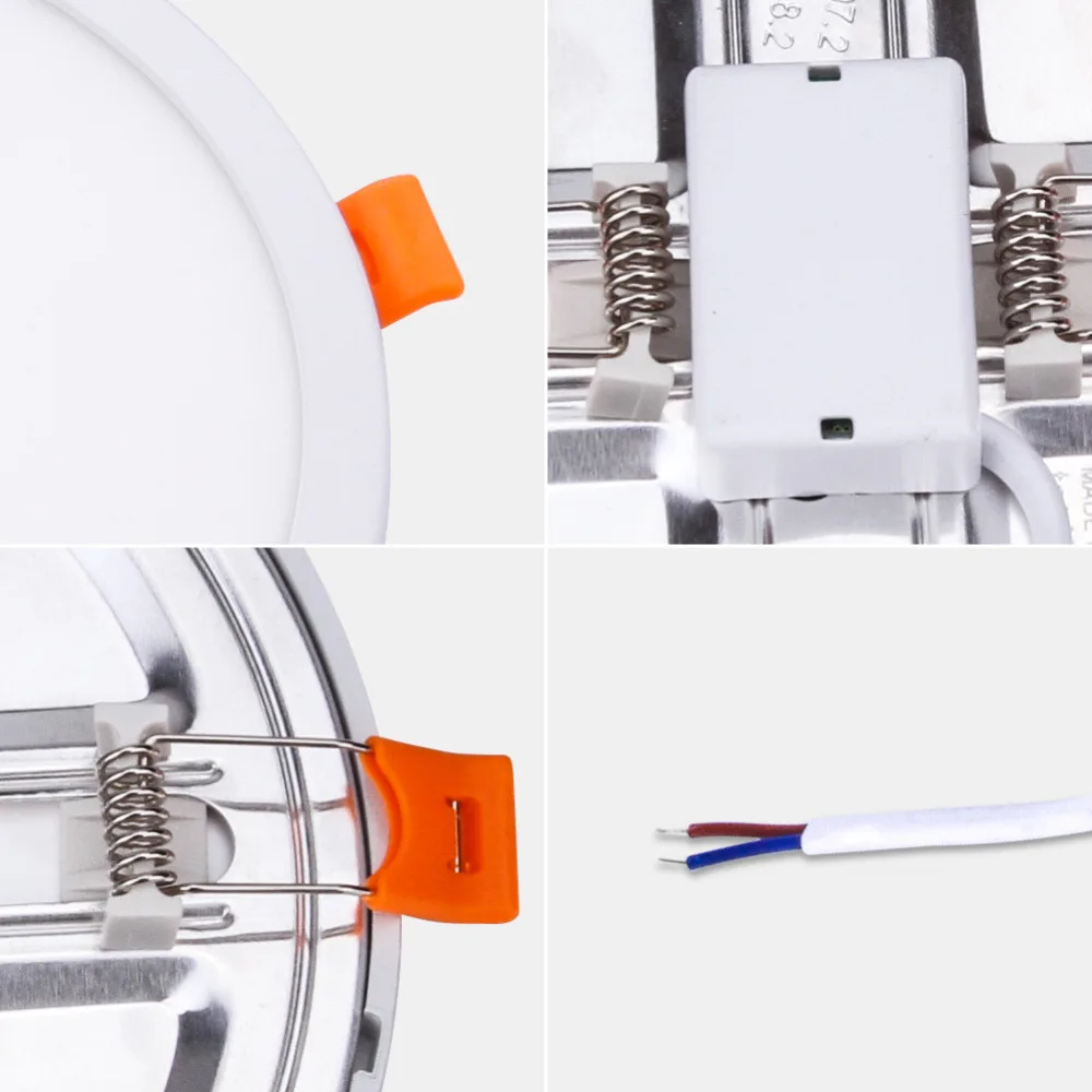 Светодиодный панельный светильник 6 Вт 8 15 20 круглый светодиодный потолочный