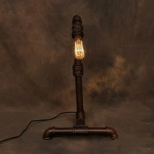 Железная фурнитура винтажный напольный светильник в стиле ретро деко лофт с