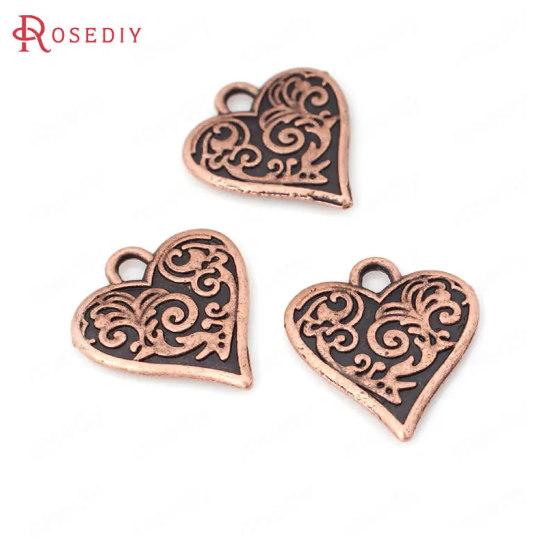 50 шт. 16*15 мм покрытый цинковым сплавом|charm pendant diy|heart charm pendantcharm |