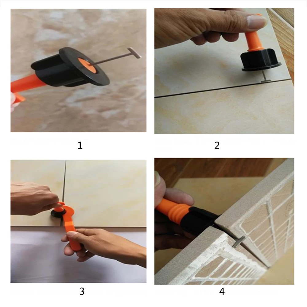 

50PCS Mini Level Wedges Tiled Spacers for The Floor Tile Leveling System Equalizer Locator Spacers Pliers Construction Tool Part