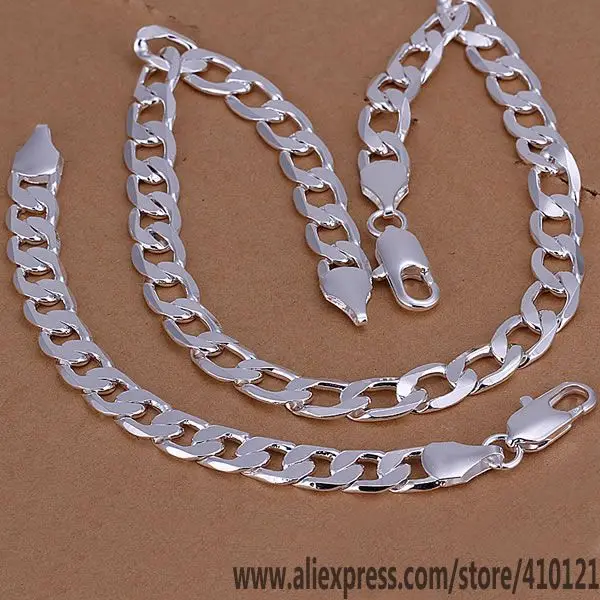 

S100 Hot Sale Silver Color Jewelry,Wholesale Jewelry Elegant Charms High Quality Fashion Set 12Mm Flat /dbnalsua Hpvaqhca