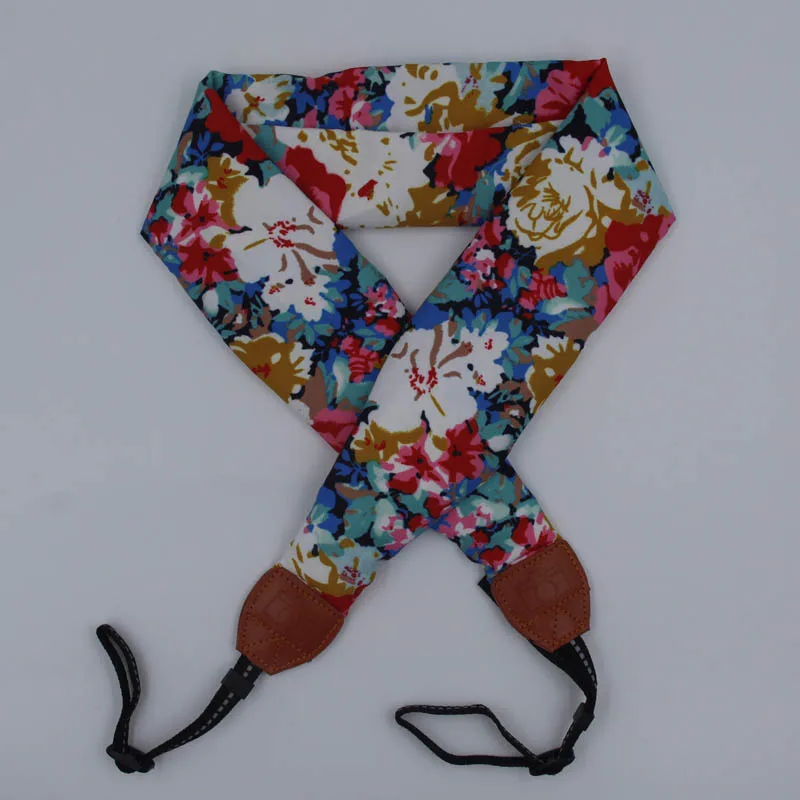 Шейный плечевой ремень для камеры DSLR сумка чехол цветок Роза ремешок шарф Fuji Olympus