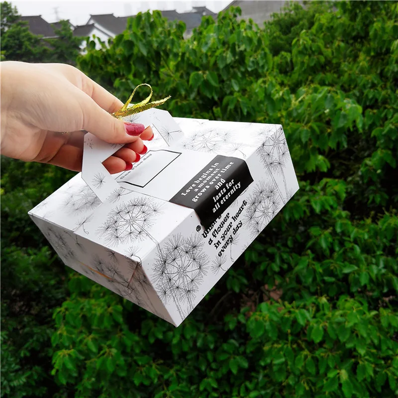 Фламинго узор конфеты печенье в подарок коробка Mooncake Nougat шоколадный десерт коробка Свадебная вечеринка Сувениры портативные декоративные коробки