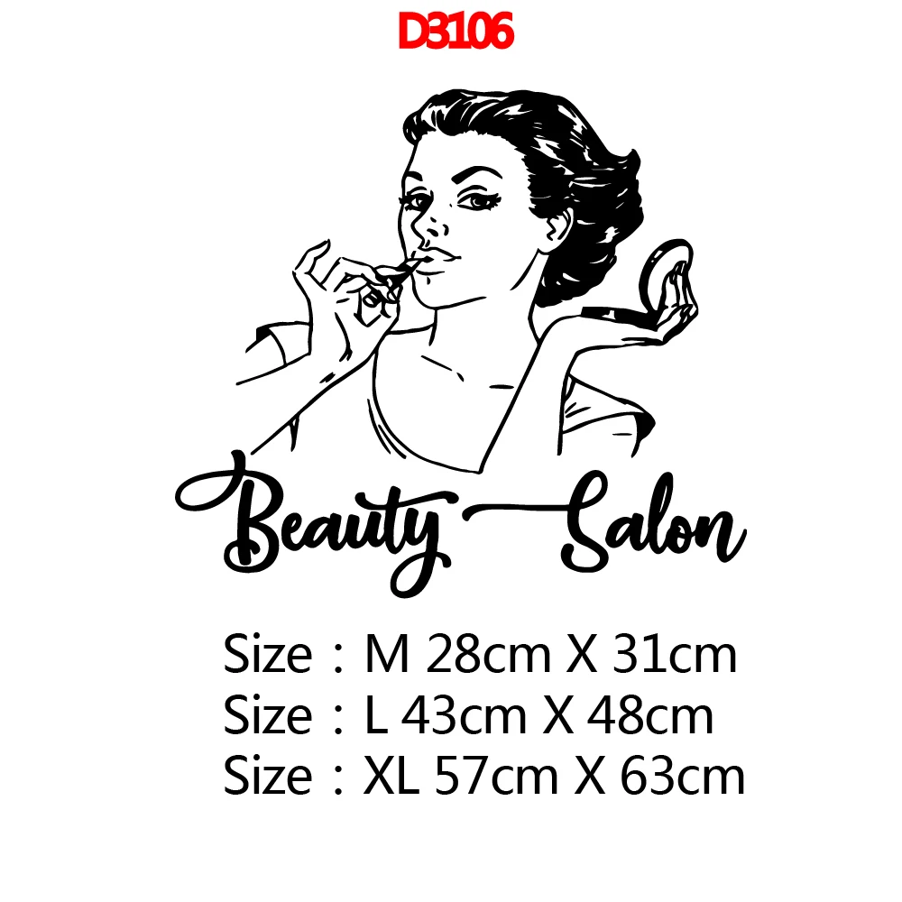 Виниловые кухонные настенные наклейки для салона красоты декор гостиной