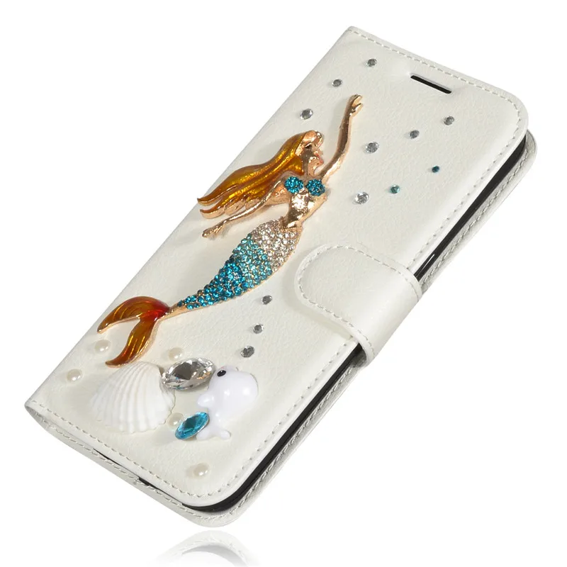 Luxury Bling Diamond Wallet Case For Huawei Y5 II 2 Handmade Rhinestone Crystal Leather Flip Cover |