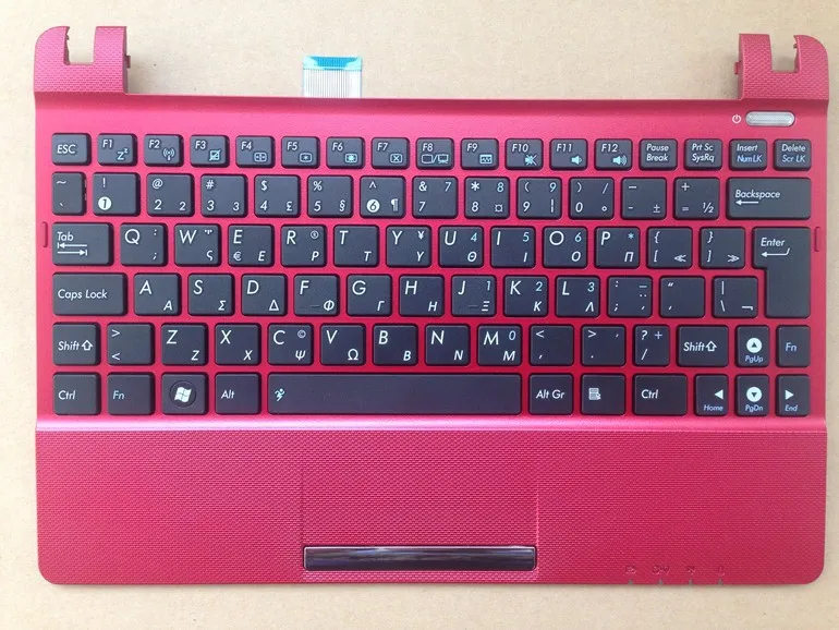 Новая GK греческая клавиатура для Asus EeePC SeaShell X101 X101H X101CH черные клавиши с Mei-red C