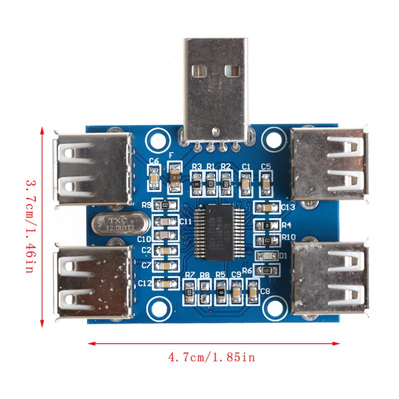 5 в пост. Тока usb-хаб USB 2 0 концентратор 4 Женский плата расширения Модуль Прямая