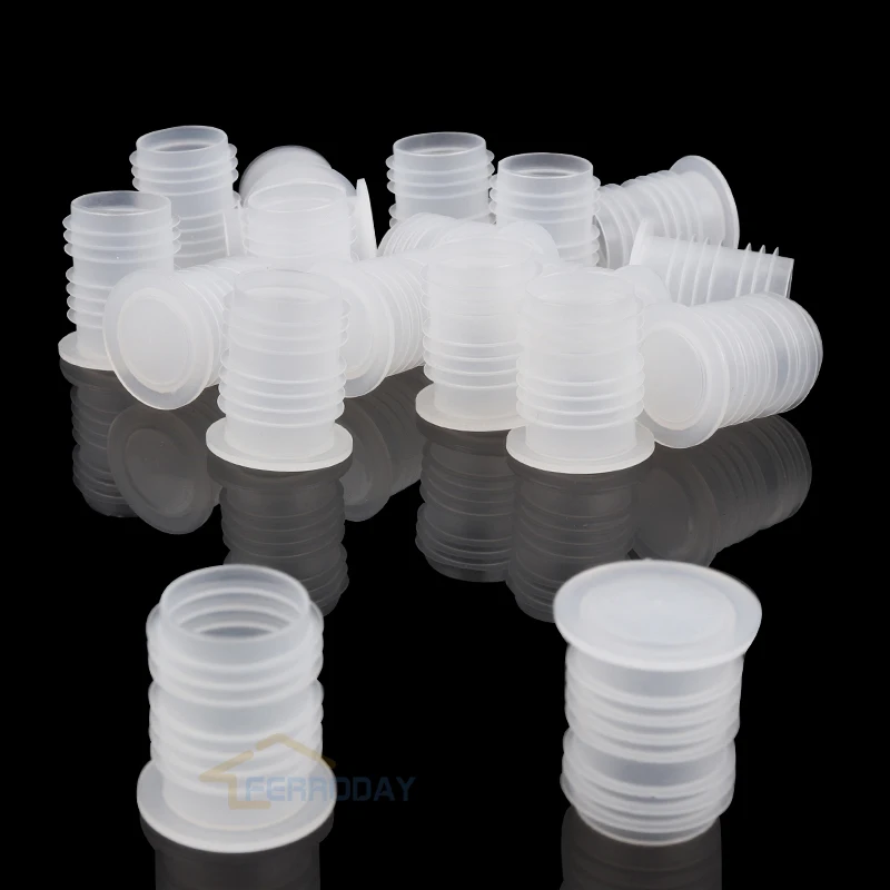 10 шт. высокое качество утолщенные красное вино PE пластиковые винные пробки для