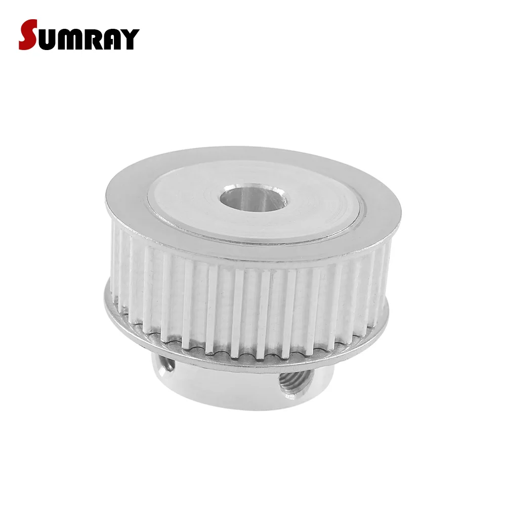 

SUMRAY 3M 44T Aluminium Pulley Wheel 6/8/10/12/14/15/16/mm Inner Bore Motor Belt Pulley 11mm Belt Width Timing Pulley