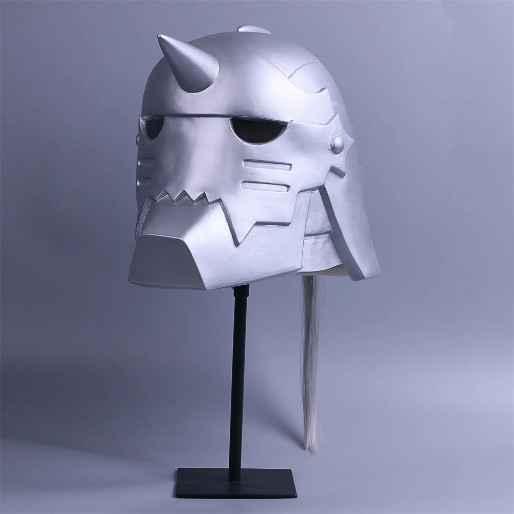 2017 цельнометаллическая маска алхимика для косплея Альфонс Элрик Шлем Хэллоуин