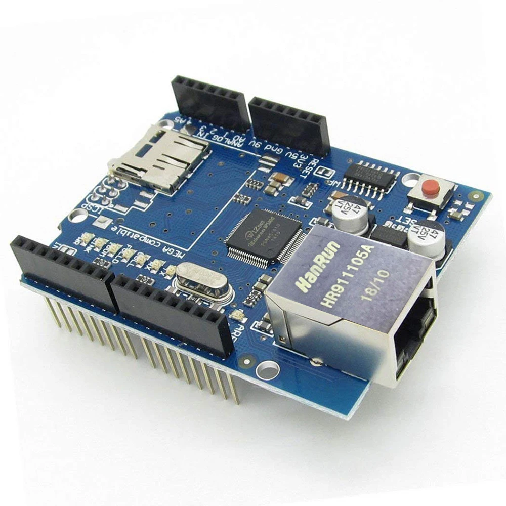 Ethernet экран W5100 R3 для UNO Mega 2560 UNR макетная плата|Интегральные схемы| |